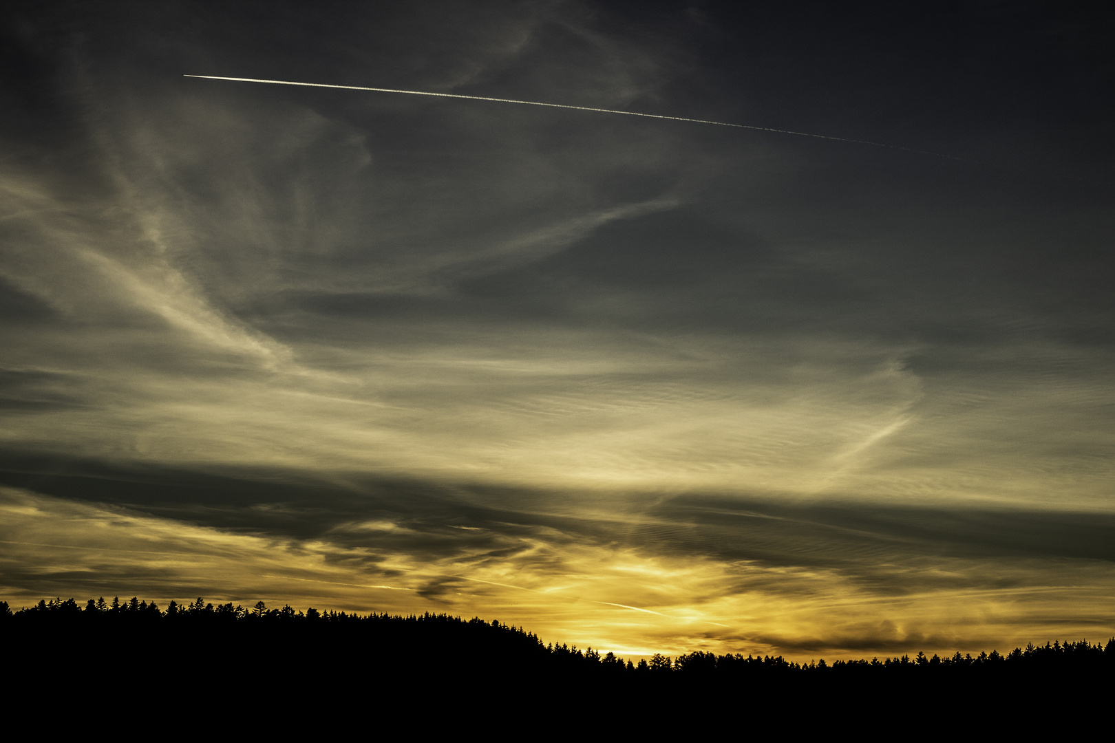 Sonnenuntergang im Schwarzwald