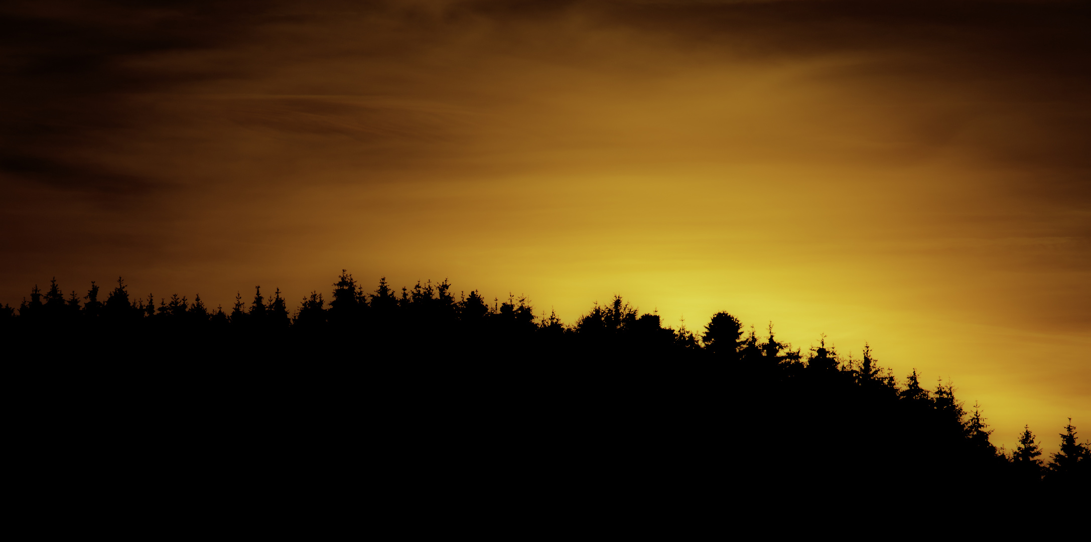 Sonnenuntergang im Schwarzwald