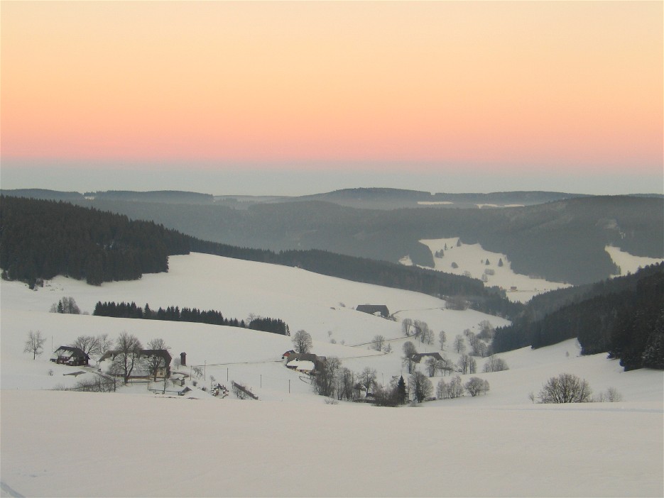 Sonnenuntergang im Schwarzwald