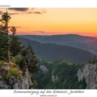 Sonnenuntergang im Schweizer Jura