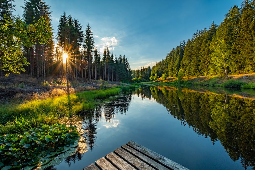 Sonnenuntergang im Seebachtal