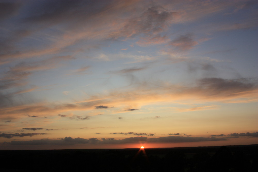 Sonnenuntergang im September