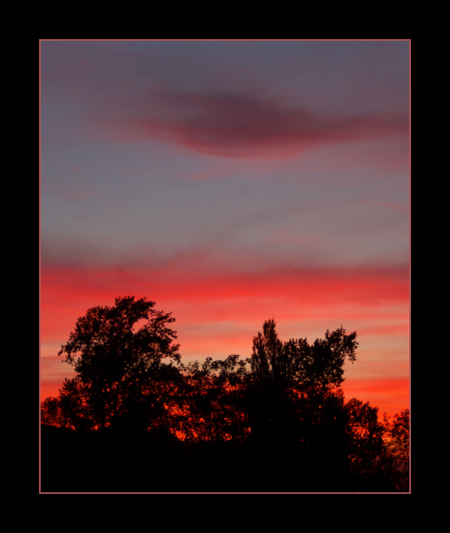 sonnenuntergang im september