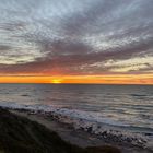 Sonnenuntergang im September in Hirtshals 