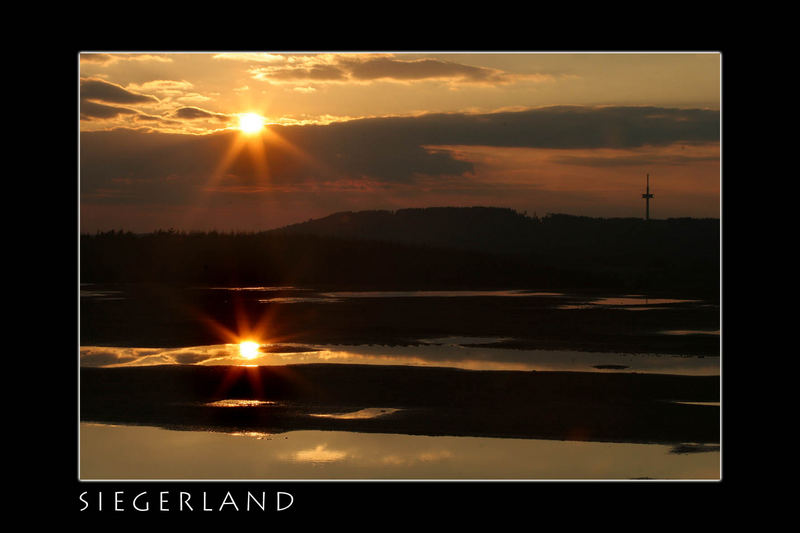 Sonnenuntergang im Siegerland