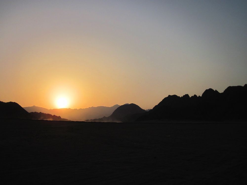 Sonnenuntergang im Sinai