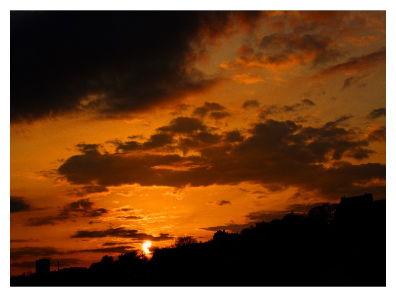 Sonnenuntergang im Sommer