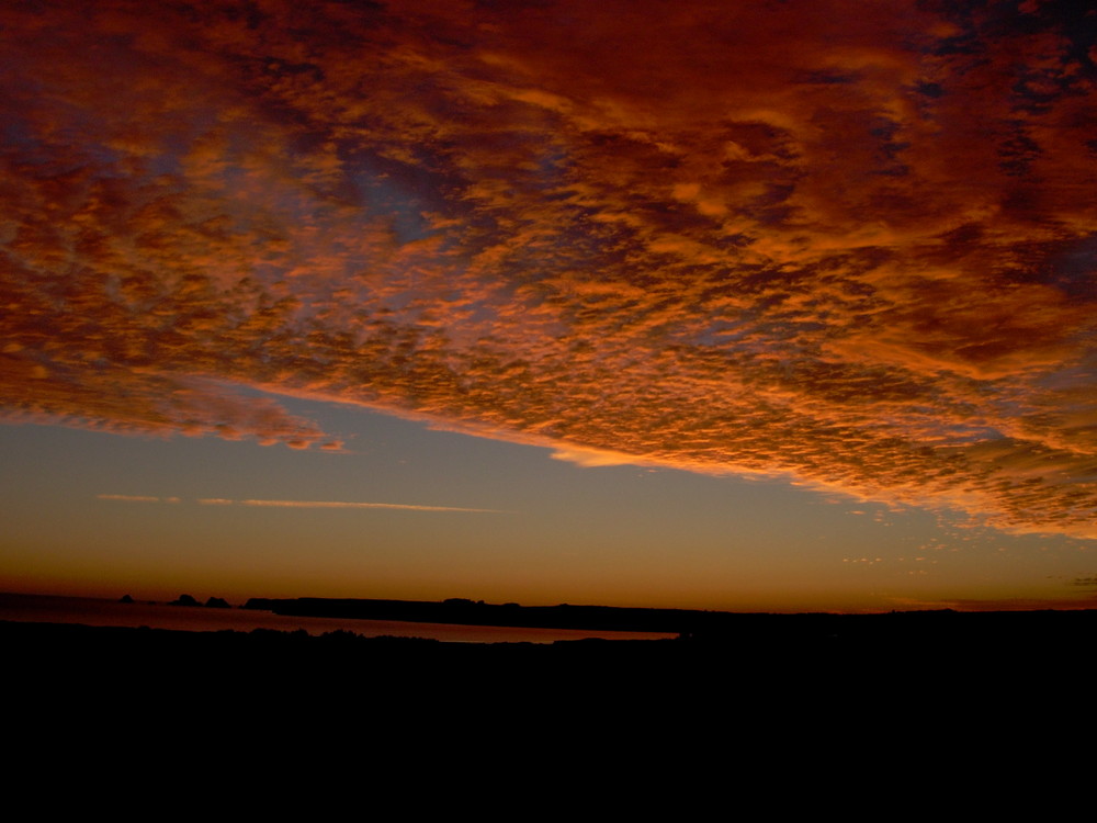 Sonnenuntergang im Sommer