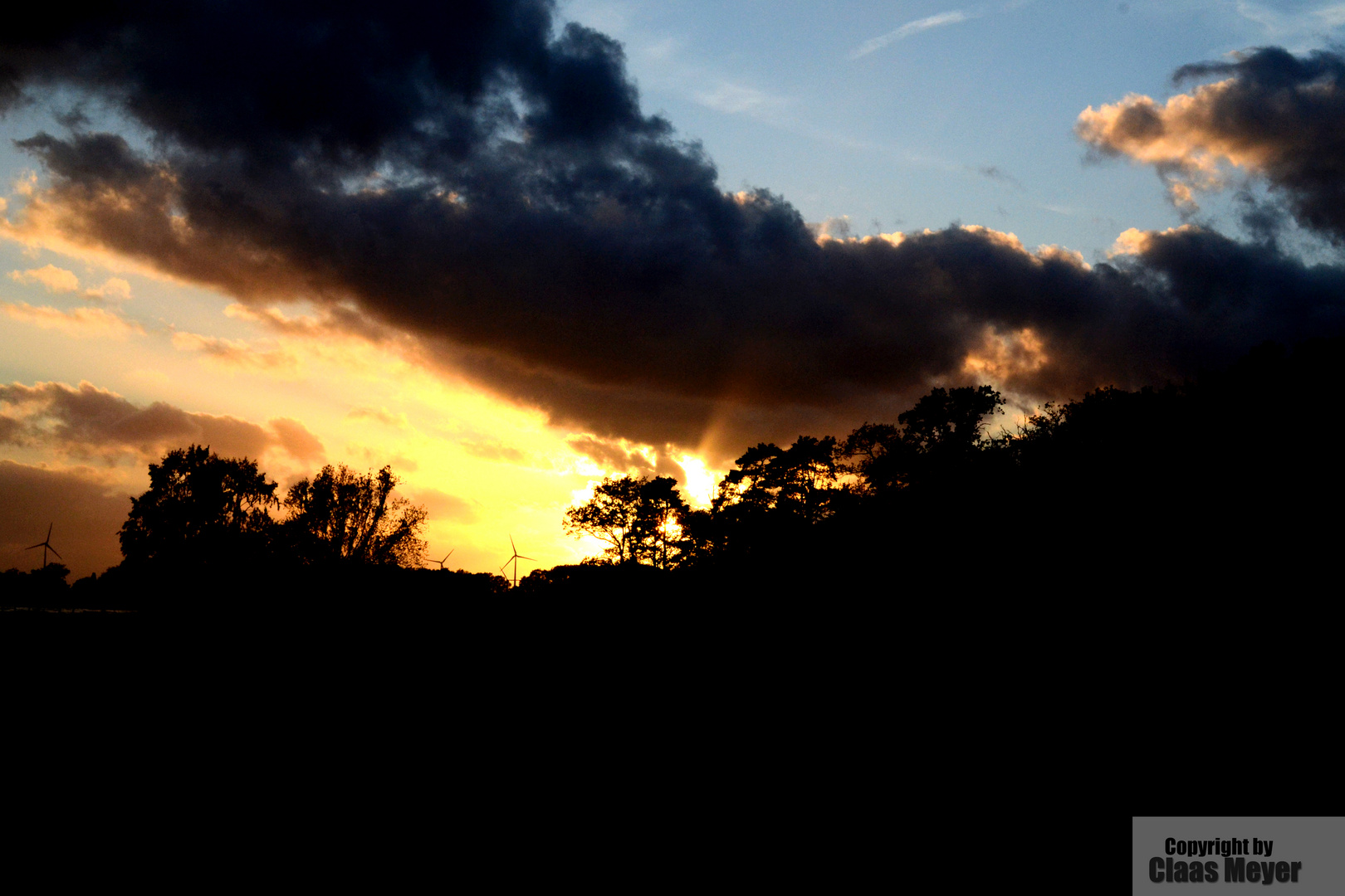 Sonnenuntergang im Sommer