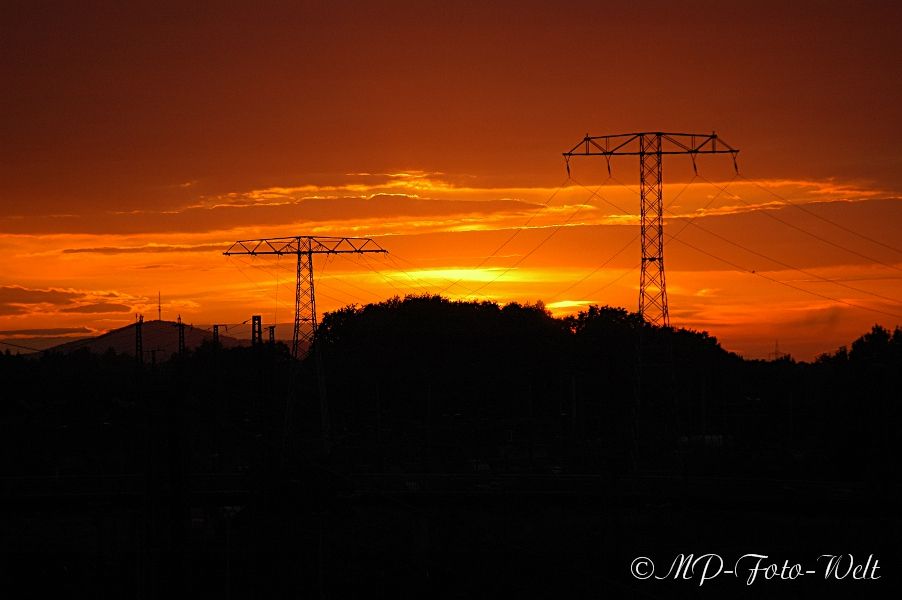 Sonnenuntergang im Spätsommer 2011