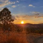 Sonnenuntergang im Spätsommer