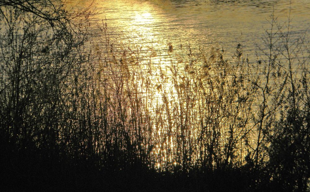 Sonnenuntergang im Spiegel