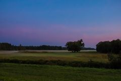 Sonnenuntergang im Spreewald