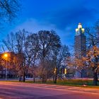 Sonnenuntergang im Stadtpark