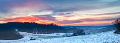 Sonnenuntergang im Südharz 