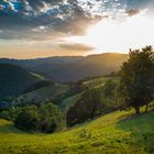 Sonnenuntergang im südlichen Schwarzwald....