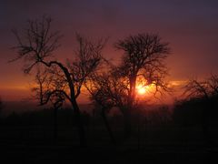 Sonnenuntergang im Taunus