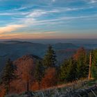 Sonnenuntergang im Thüringer Wald