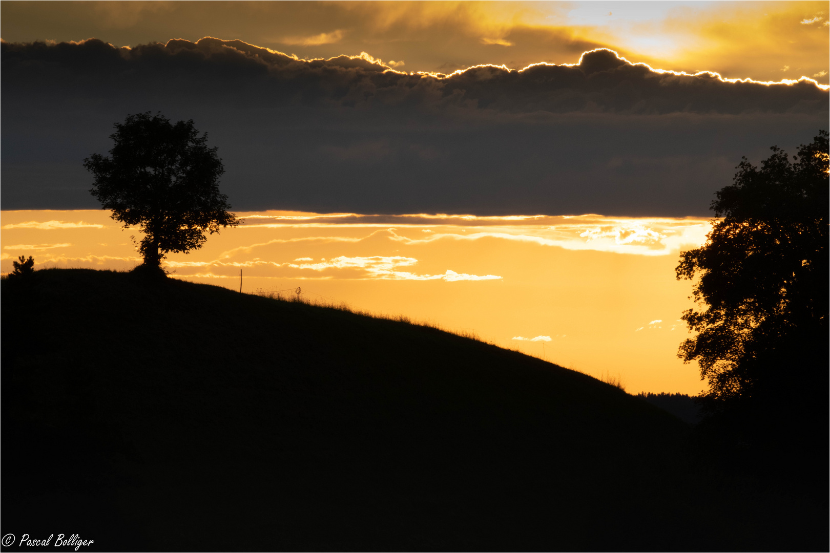 Sonnenuntergang im Toggenburg