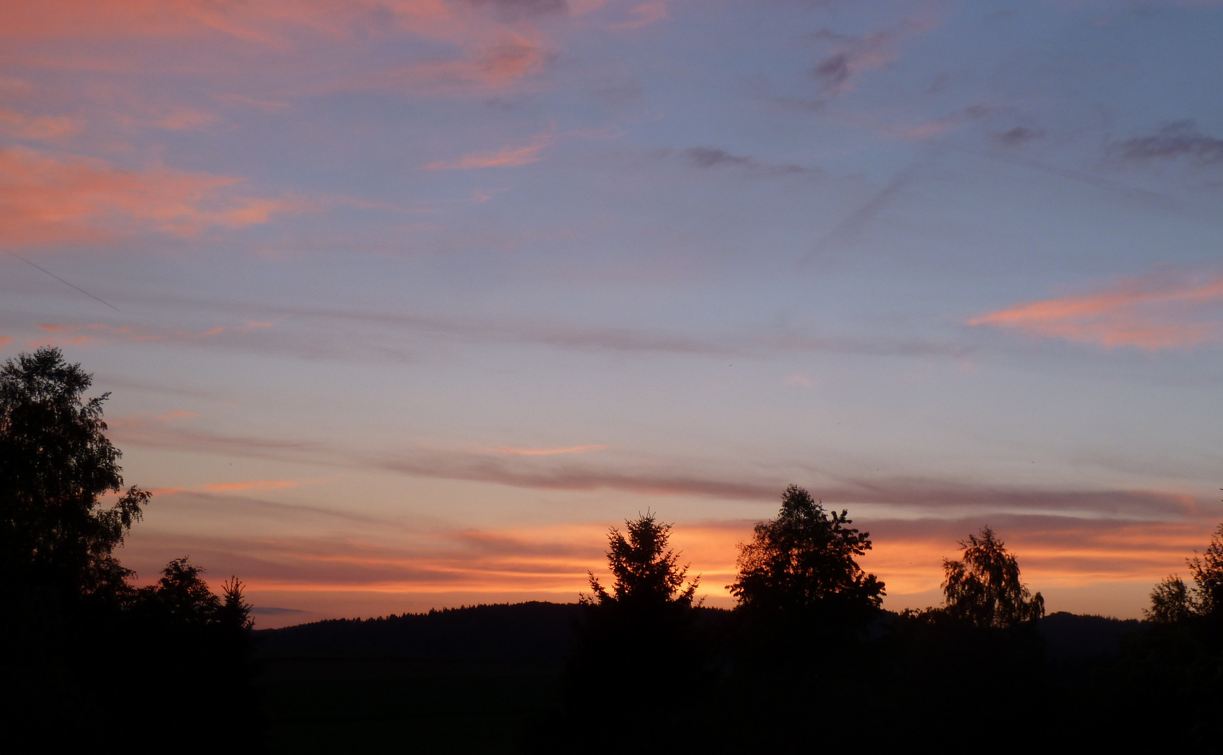 Sonnenuntergang im Tradl