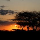 Sonnenuntergang im Tsavo East Nationalpark