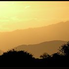 Sonnenuntergang im Tsavo Nationalpark