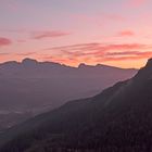 Sonnenuntergang im Val Gardena