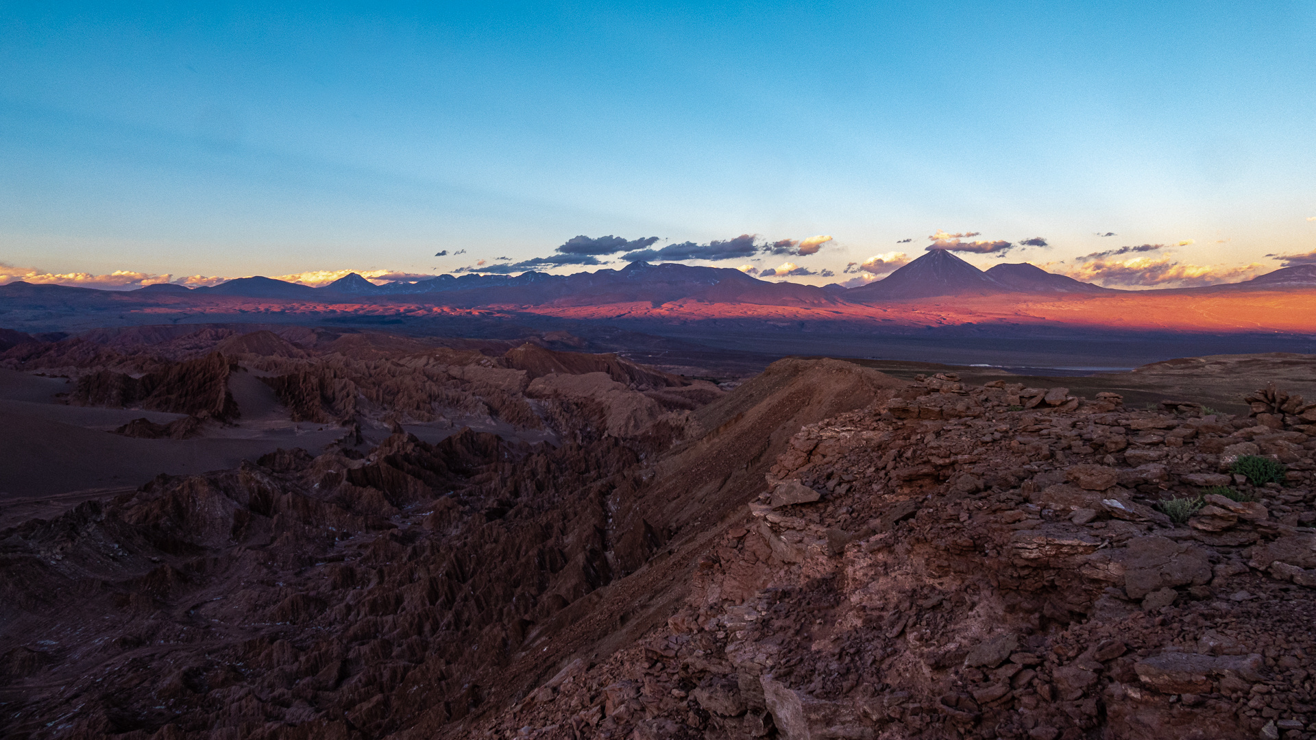 Sonnenuntergang im Valle de la Muerte (2).