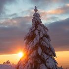 Sonnenuntergang im Vogelsberg