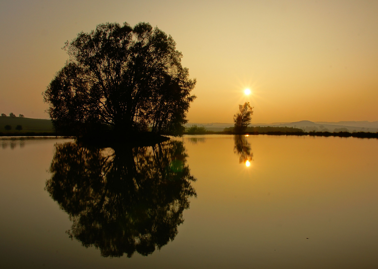 Sonnenuntergang im Vogtland