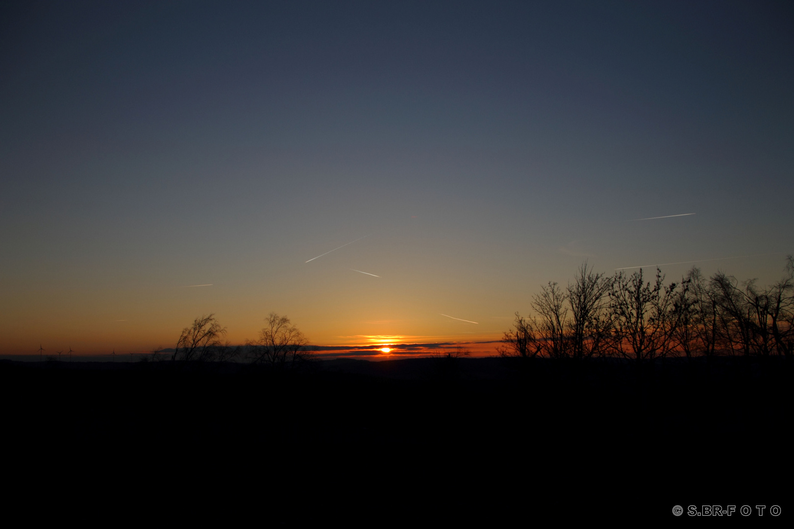 Sonnenuntergang im Vogtland