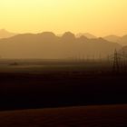 Sonnenuntergang im Wadi Rum