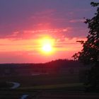 Sonnenuntergang im Waldviertel