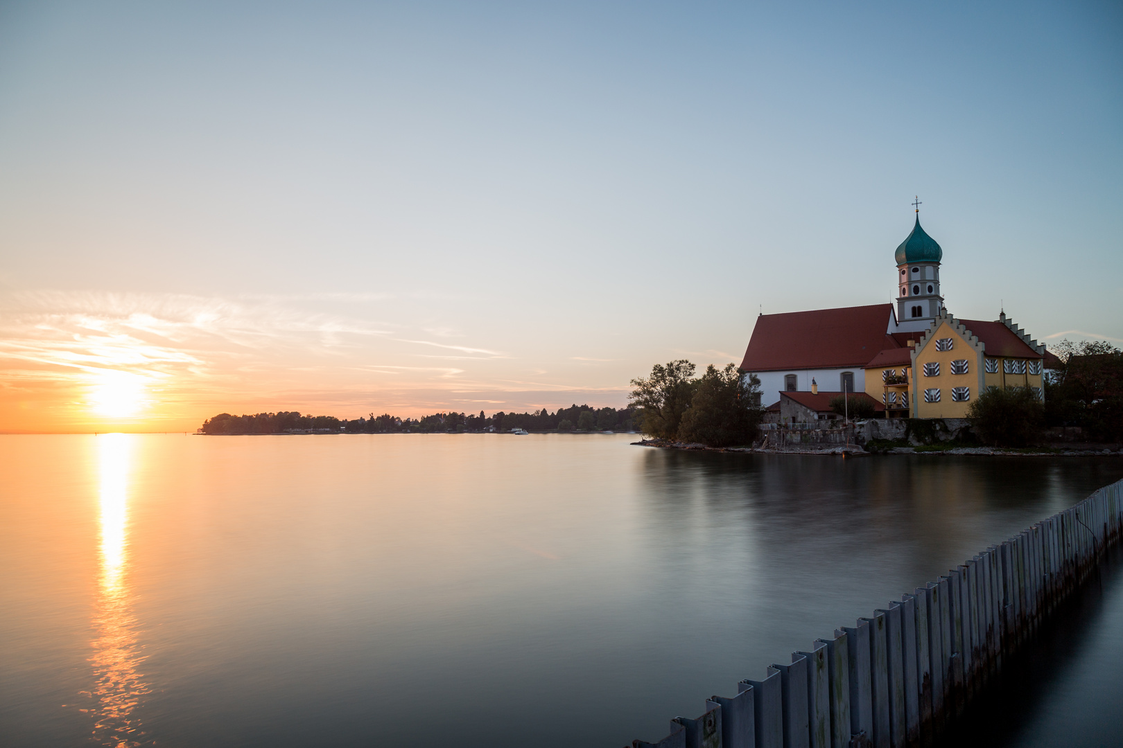 Sonnenuntergang im Wasserburg