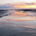 Sonnenuntergang im Watt der Nordsee III