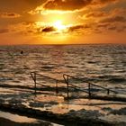  Sonnenuntergang im Watt  Neuharlingersiel.