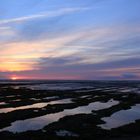 Sonnenuntergang im Wattenmeer