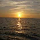 Sonnenuntergang im Wattenmeer