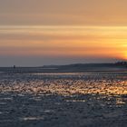 sonnenuntergang im wattenmeer....