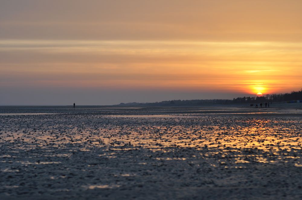 sonnenuntergang im wattenmeer.... von BobM69 