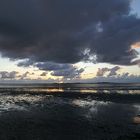 Sonnenuntergang im Wattenmeer zwischen Föhr und Amrum