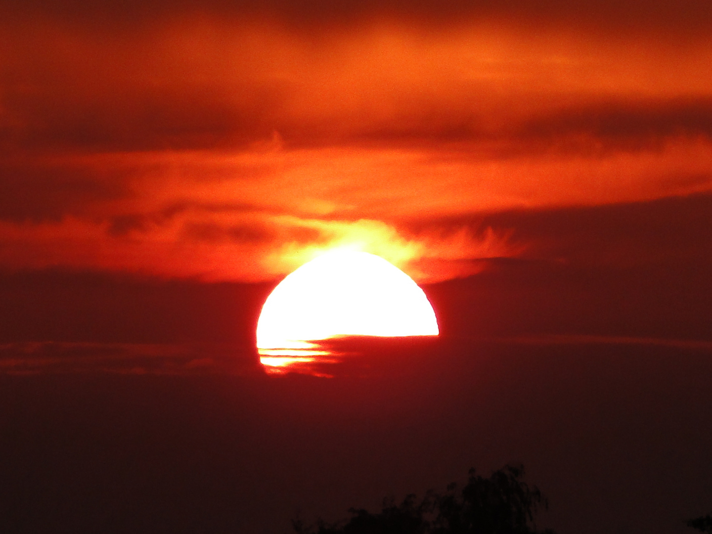 Sonnenuntergang im Wendland