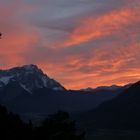 Sonnenuntergang im Werdenfelser Land