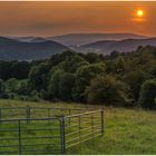 Sonnenuntergang im Werratal