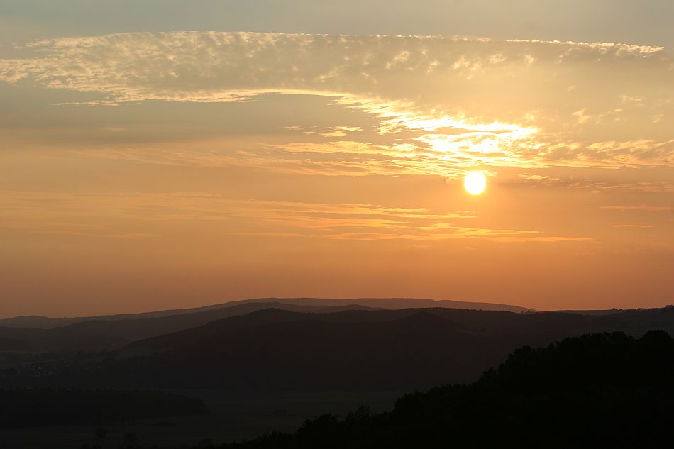 Sonnenuntergang im Weserbergland 1