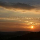 Sonnenuntergang im Weserbergland 2