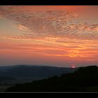 Sonnenuntergang im Weserbergland