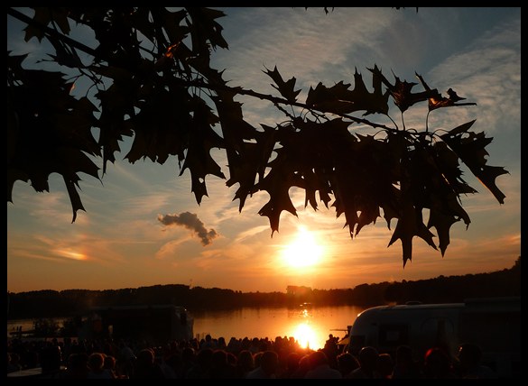 Sonnenuntergang im Westen