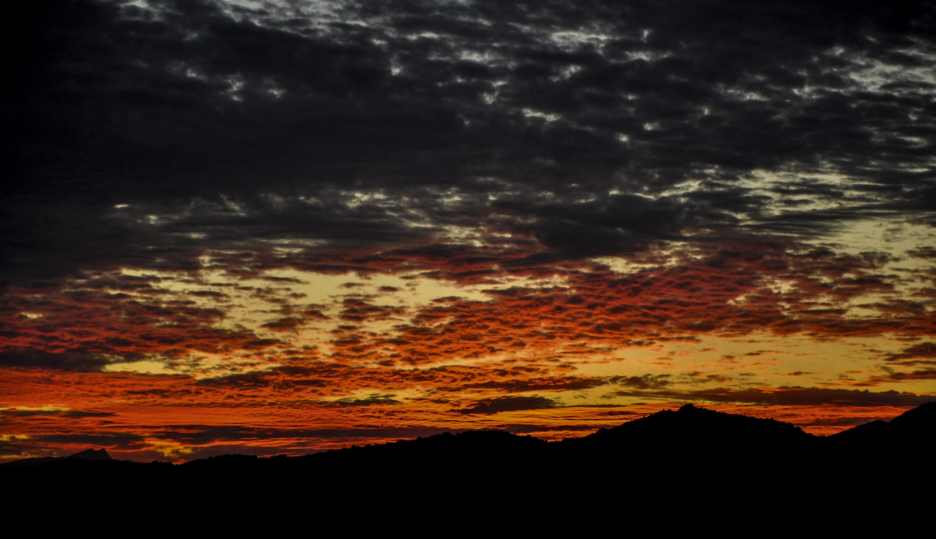 Sonnenuntergang im Westen