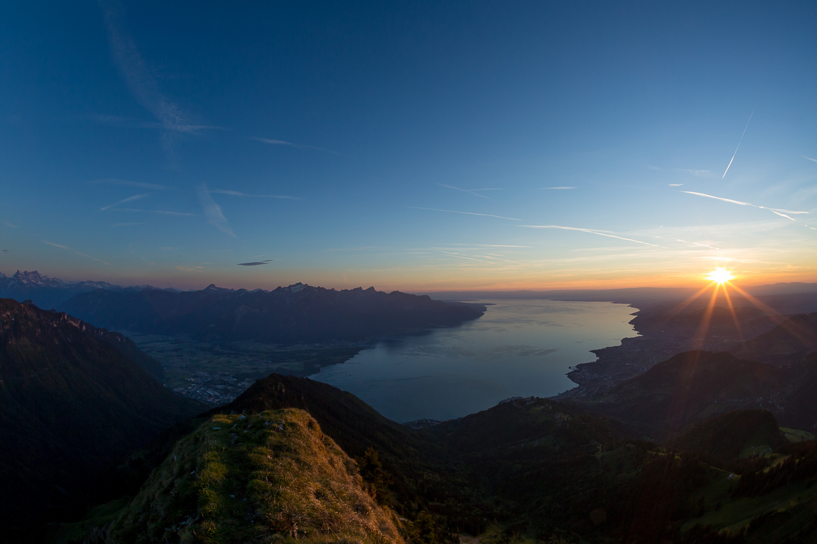 Sonnenuntergang im Westen